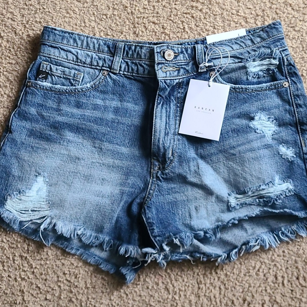 Kancan denim shorts